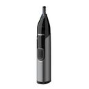 Trimmer pentru nas si urechi philips nt3650/16, baterie, lavabil, tehnologie precision trim, otel inoxidabil, pieptene pentru sprancene, pieptene 5 mm, gri, l x a x i (mm) 39x83x190,  Aparate de tuns | electropc.ro
