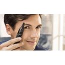 Trimmer pentru nas si urechi philips nt3650/16, baterie, lavabil, tehnologie precision trim, otel inoxidabil, pieptene pentru sprancene, pieptene 5 mm, gri, l x a x i (mm) 39x83x190,  Aparate de tuns | electropc.ro