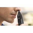 Trimmer pentru nas si urechi philips nt3650/16, baterie, lavabil, tehnologie precision trim, otel inoxidabil, pieptene pentru sprancene, pieptene 5 mm, gri, l x a x i (mm) 39x83x190,  Aparate de tuns | electropc.ro