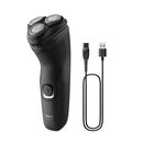 Aparat de ras philips seria 1000 s1141/00, autonomie 40 min, 3 elemente de taiere, negru, l x a x i (mm) 80x100x190,  Aparate de tuns | electropc.ro