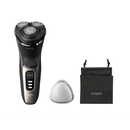 Aparat de ras philips seria 3000 s3242/12  wet&dry, autonomie 60 min, 3 elemente de taiere, auriu, l x a x i (mm) 80x140x190,  Aparate de tuns | electropc.ro