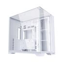 Carcasa lian li o11 vision compact mid tower rgb alb, tempered glass, sloturi expansiune 7, drive bays: 2x3.5" sau 1x2.5" 1x 3.5", ventilatoare suportate: 11 (spate: 2x120mm, sus: 3x120mm sau 2x140mm, lateral: 3x120mm, jos: 3x120mm), format placa de baza ,  Carcase | electropc.ro