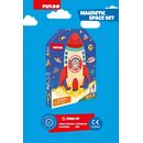 Set magnetic din spuma eva, spatiul cosmic, puedo,  Puzzle | electropc.ro
