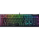 Tastatura mecanica gaming blackwidow v4 x (yellow switch), layout us, taste abs, layout us, cu 6 butoane customizabile, negru,  Tastaturi | electropc.ro
