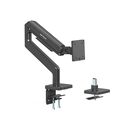 Brat monitor serioux fit screen size 17"-49" weight capacity (per screen) 2~20kg vesa compatible 75x75,100x100 tilt range +50°~-20° swivel range +90°~-90°,  Suporturi TV & Monitor | electropc.ro