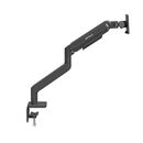 Brat monitor serioux fit screen size 17"-49" weight capacity (per screen) 2~20kg vesa compatible 75x75,100x100 tilt range +50°~-20° swivel range +90°~-90°,  Suporturi TV & Monitor | electropc.ro