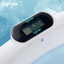 Cadita cu pernuta pentru bebelusi, termometru digital incorporat, pliabila, dop se scurgere, picioare anti-alunecare , blue, u-grow,  Cadite bebe si accesorii baie | electropc.ro