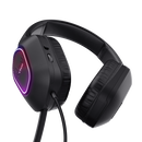 Casti cu fir trust led gxt 416 zirox, cu microfon, interfata 3.5mm, usb- a, frecventa raspuns 20 hz - 20.000 hz, sensibilitate 90 db, negru,  Casti audio | electropc.ro