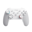Controller wireless trust muta pentru consola nintendo switch, 15 butoane, controale: a, b, x, y, l1, l2, l3, r1, r2, r3, reset, 8-way, start, select, d-input, alb,  Accesorii console & PC | electropc.ro