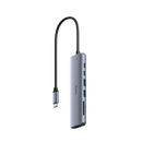 Cudy 7-in-1 usb hub, aluminium housing, 1 usb-c 3.0 5gbps male connecter with 25cm cable, 1x 4k@60hz hdmi port, 1x 100w usb-c port for pd charging, 2 usb-a 3.0 5gbps data port, 1 usb-c 3.0 5gbps data port, 1 x sd card slot,1 x tf(microsd) card slot, compa,  Hub-uri USB | electropc.ro