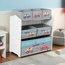 Dulap depozitare jucarii cars, u-grow,  Mobilier camera copii | electropc.ro