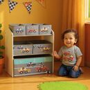 Dulap depozitare jucarii cars, u-grow,  Mobilier camera copii | electropc.ro