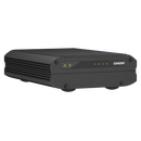 Nas qnap i410x 4-bay, cpu intel® atom® x6425e 4-core/4-thread processor, ram onboard 8gb (not expandable), 2.5" sata ssd 6gbps hdd (neincluse), lan: 10 x 2.5gbe, desktop, adapter, garantie 3 ani,  NAS | electropc.ro