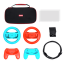 Pachet accesorii trust pentru conosola nintendo switch, pachetul contine: husa de transport, 2 x prinderi joy-con, 2 x volan, sticla securizata pentru switch, sticla securizata pentru switch oled, stand de incarcare, cablu usb-c-a, manual de utilizator,  Accesorii console & PC | electropc.ro