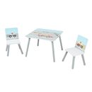 Set 2 scaune +birou cars, u-grow,  Mobilier camera copii | electropc.ro