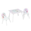Set 2 scaune +birou unicorns, u-grow,  Mobilier camera copii | electropc.ro