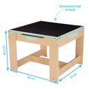 Set masuta si 2 scaune , lemn natur, u-grow,  Mobilier camera copii | electropc.ro
