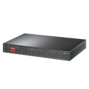 Switch desktop 10-port gigabit with 6-port poe+ and 2-port poe++ port: 2× gigabit poe++ ports, 6× gigabit poe+ ports, 2x gigabit non-poe ports, 1× combo gigabit sfp slot spec: 802.3af/at/bt type3, 123 w poe power,  desktop steel case feature: extend mode ,  Switch-uri | electropc.ro