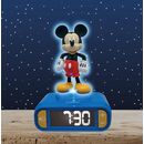 Ceas desteptator cu lumina 3d, mickey mouse,  Ceasuri decorative | electropc.ro