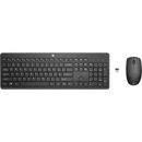 Hp 235 wireless mouse and keyboard combo, culoare: negru, dimensiuni: 44 x 14,62 x 2,76 mm (tastatură); 6,33 x 11,5 x 3,62 cm (mouse), greutate: 0,5 kg (tastatură); 0,06 kg (mouse), garantie 1 an,  Tastaturi | electropc.ro
