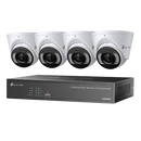 Kit nvr + hdd 2tb poe tp-link vigi 4 canale + 4 camere 4mp, lentila 2.8, ir+wl 30ml turret, nvr tp-link vigi 4 canale, 53w 1004h; 8mp, 1sata interface, max 10tb, h.265+; onvif,,  NVR | electropc.ro
