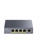 Cudy 5-port 10/100/1000m poe+ switch 60w, 5 10/100/1000m ports with 4poe+ ports unmanaged switch with ul power adapter ieee802.3af / ieee802.3at, watchdog, 60w external,  Switch-uri | electropc.ro
