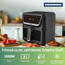 Friteuza cu aer cald heinner crisppro chef haf-h8bk1700,  Friteuze | electropc.ro