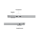 Macbook air 13.6" retina/apple m4 (cpu 10-core, gpu 8-core, neural engine 16-core)/16gb/256gb - silver - int kb (2025) 30w usb‑c,  Laptopuri | electropc.ro