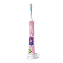 Periuta de dinti electrica pentru copii philips sonicare for kids hx6352/42, 62.000 miscari/min, 2 programe, 2 capete roz, l x a x i  (mm) 64x111x220,  Periute electrice de dinti | electropc.ro