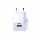 Incarcator cu usb ieșire usb-c: usb-c: 5v/3a, 9v/3a, 12v/2,5a, 15v/2,0a, 20v1,5a (30w) pps: 3,3v-11v/3,0a, 3,3v-16,0v/2,0a (33w) usb-a: 5v/3a, 9v/2a, 12v/1,5a (18w) usb-c+usb-a: 5v/3a (15w) tensiune de intrare: 100-240vac, 50/60hz protecție la,  Incarcatoare telefoane | electropc.ro
