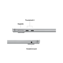 Macbook air 13.6" retina/apple m4 (cpu 10-core, gpu 10-core, neural engine 16-core)/24gb/512gb - silver - int kb (2025),  Laptopuri | electropc.ro