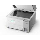 Multifunctional inkjet color epson ecotank ciss l6376, culoare alb, dimensiune a4 (printare,copiere, scanare), printare borderless, viteza 35ppm alb-negru, 23ppm color, rezolutie 4800x1200 dpi, alimentare hartie 250 coli,adf 30 coli, duplex automat ,scann,  Multifunctionale Inkjet | electropc.ro