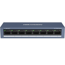 Switch hikvision ds-3e0108-o: 8 × 10/100 mbps rj45 port, tensiune alimentare 5 vdc, 1a., dimensiuni: 142.4 mm × 25.6 mm × 53.1 mm, greutate: 0.2 kg, montare pe birou sau pe perete.,  Switch-uri | electropc.ro