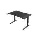 Birou gaming genesis holm modular 120, material metal mdf, reglabil pe inaltime 70 - 90 cm, iluminare rgb, management cabluri, negru,  Birouri gaming | electropc.ro