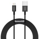 Cablu alimentare si date baseus superior, fast charging data cable pt. smartphone, usb type-c la lightning iphone pd 20w, 1m, negru,  Cabluri periferice | electropc.ro