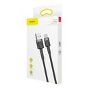 Cablu date si incarcare usb-a - usb-c baseus cafule, 18w, 1m, gri catklf-bg1, gri,  Cabluri periferice | electropc.ro