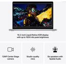 Macbook pro 16.2"/apple m4 max (cpu 16-core, gpu 40-core, neural engine 16-core)/64gb/1tb - space black - int kb,  Laptopuri | electropc.ro