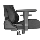 Scaun gaming genesis nitro 550 g2, material synthetic pu + textil, reglabil pe inaltime, greutate maxima suportata 150 kg, inaltime scaun reglabil 46.5 - 53.5 cm, spatar ajustabil 135°, dimensiuni roti 60mm, gri,  Scaune gaming | electropc.ro
