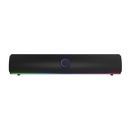 Soundbar genesis helium 312bt 2.0, putere 10w, lungime cablu 150cm, frecventa raspuns 100 - 20000 hz, iluminare multicolor, interfata usb-a, negru,  Sisteme audio | electropc.ro