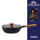 Tigaie wok + capac 24x7.5 cm, rikito watanabe, cooking by heinner,  Tigai si seturi | electropc.ro