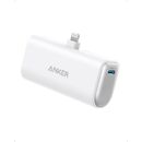Acumulator extern anker 621 5000 mah 12w conector ligthning alb,  Baterii portabile | electropc.ro
