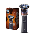 Aparat de ras philips seria 5000 x5012/00, barbierit umed/uscat, tehnologie skinprotect, capete flexibile 360, 50 de min, lame comfortcut, crom/portocaliu,  Aparate de tuns | electropc.ro