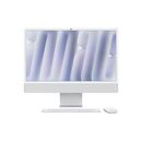 Apple imac 24" retina 4.5k/ apple m4 (cpu 10-core, gpu 10-core, neural engine 16-core)/16gb/256gb - silver - int kb (2024), nano-texture glass,  All in one PC | electropc.ro