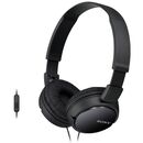 Casti sony mdrzx110ap, frecventa (hz) 12- 22.000, impedanta (ohmi) 24, conector stereo mini in forma de l, placat cu aur, difuzor 30 mm, negru,  Casti audio | electropc.ro