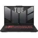 Laptop asus tuf gaming a17 (2023) fa707nug-hx177, amd ryzen 7 7445hs, 17.3 inch, ram 16gb, ssd 512gb, nvidia geforce rtx 4050 6gb, no os, mecha gray,  Laptopuri | electropc.ro