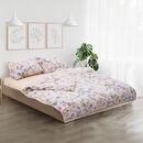 Lenjerie dubla 100% bumbac,4 piese, alma,  Lenjerii de pat | electropc.ro