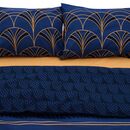 Lenjerie kingsize, bumbac,132 tc, wave,  Lenjerii de pat | electropc.ro