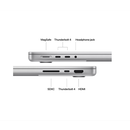 Macbook pro 14.2"/apple m4 max (cpu 16-core, gpu 40-core, neural engine 16-core)/64gb/1tb - silver - int kb ( cto from mx2g3ro/a),  Laptopuri | electropc.ro