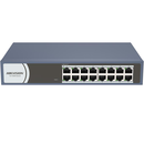 Switch hikvision ds-3e0116r-o: 16 × 10/100 mbps rj45 port,  tensiune alimentare 220 vac, 50/60 hz, dimensiuni: 257..0 mm × 44.5 mm × 175.8 mm, greutate: 1.1kg, montare pe birou, in rack sau pe perete.,  Switch-uri | electropc.ro