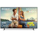 Televizor sony bravia 3 led 65s35, 164 cm, smart google tv, 4k ultra hd, clasa e,  Televizoare | electropc.ro